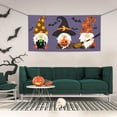 thumbnail image 2 of Picia Halloween Gnomes Pattern Party Banner, Festive Decoration, Holiday Banner, Celebration Decor, Event Banner, Reusable Party Banner-Medium, 2 of 8