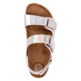 thumbnail image 4 of Wonder Nation Little and Big Girls' Double Buckle Footbed Sandals, 4 of 6