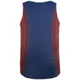 thumbnail image 2 of Baseball League Blue and Red All Over Mens Tank Top, 2 of 2