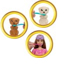 thumbnail image 4 of Barbie-Soirée Pyjama Chiots-Coffret poupée, 2 chiots, 11 accessoires, 4 of 6