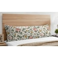 thumbnail image 2 of Sweet Jojo Designs Vintage Floral Pink Green and Yellow Body Pillow Cover Case 54x20 (Pillow Not Included), 2 of 4