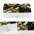 thumbnail image 4 of Honeybee Portable PU Leather Travel Organizer Box with Removable Compartment and Necklace Holder, 4 of 6