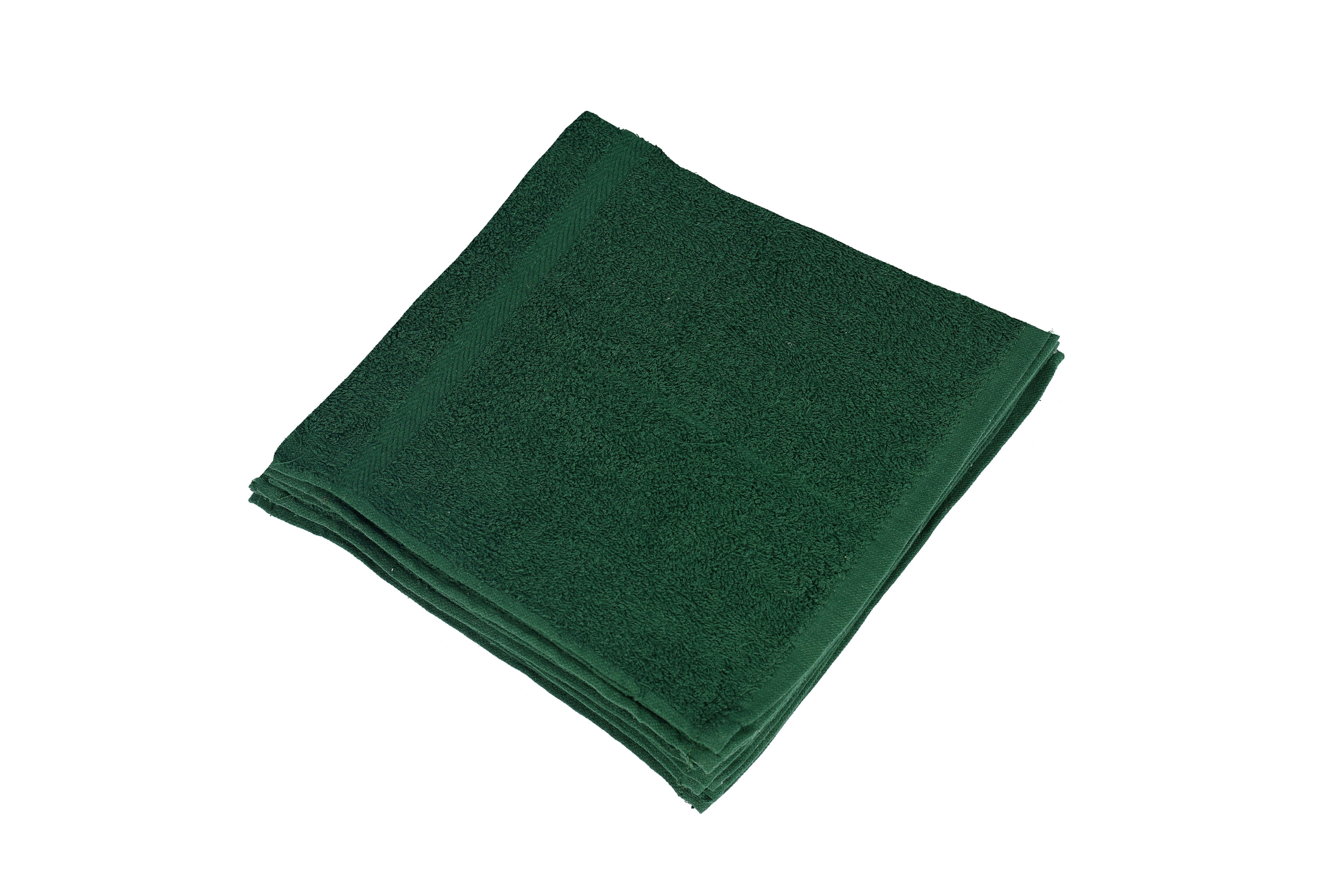 1 Dozen SPECTRUM Collection Hand Towels Multi-Purpose 12 x 12 Hunter Green 1.2 