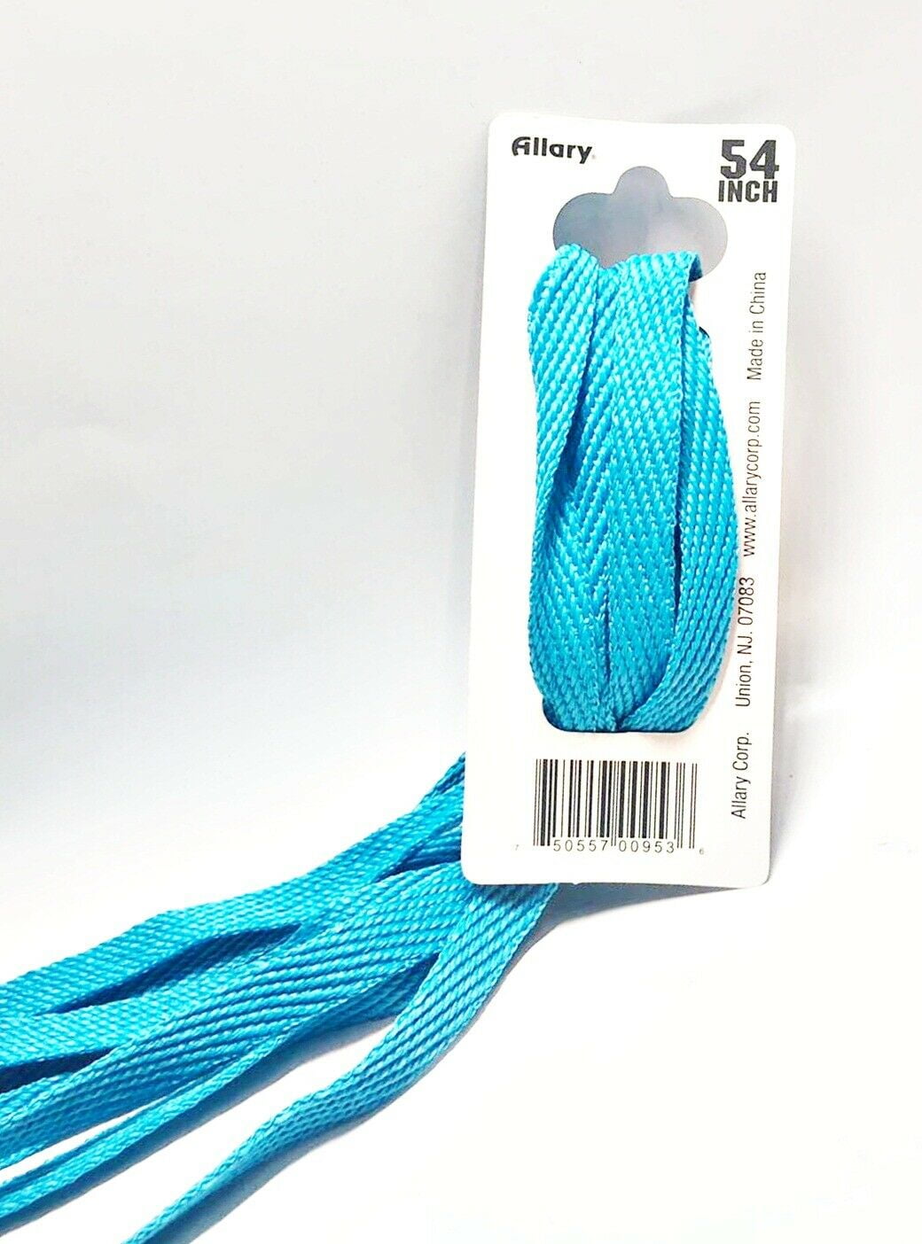 TEAL Allary Hot Colors Flat Athletic Laces 54 in 1Pair 