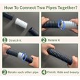 thumbnail image 4 of Tubo flexible NAACOO de 8 pies con conector de 2 pulgadas de diámetro, 4 of 4