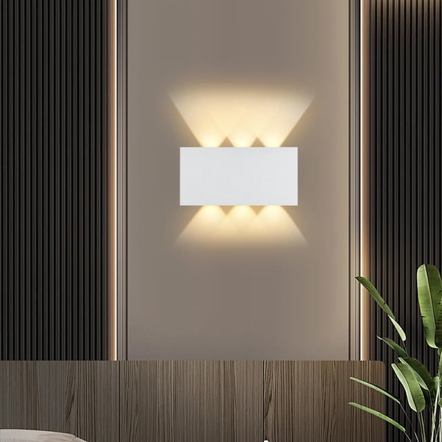 Lámpara de pared para cabecera, candelabro interior, iluminación nórdica montada en pared, lámpara de pared LED, aplique de pared para pasillo, jardín, dormitorio