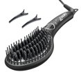 thumbnail image 1 of JINRI Plancha de Pelo Brus 30S Plancha de Pelo de cerámica de Calentamiento rápido Peine y Plancha con Anti-escaldaduras Viajes y salón El Mejor Cuerpo de Tacto Redondo Suave para el hogar Negro, 1 of 5