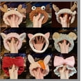 thumbnail image 3 of Banda para el cabello con orejas de gato, banda para el cabello, accesorios para el cabello con orejas de conejo de peluche coreano, banda para el cabello con lazo y astas para lavarse la, 3 of 5