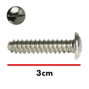 Auto Drive Stainless Steel Self Threading License Plate Fasteners, 93366W