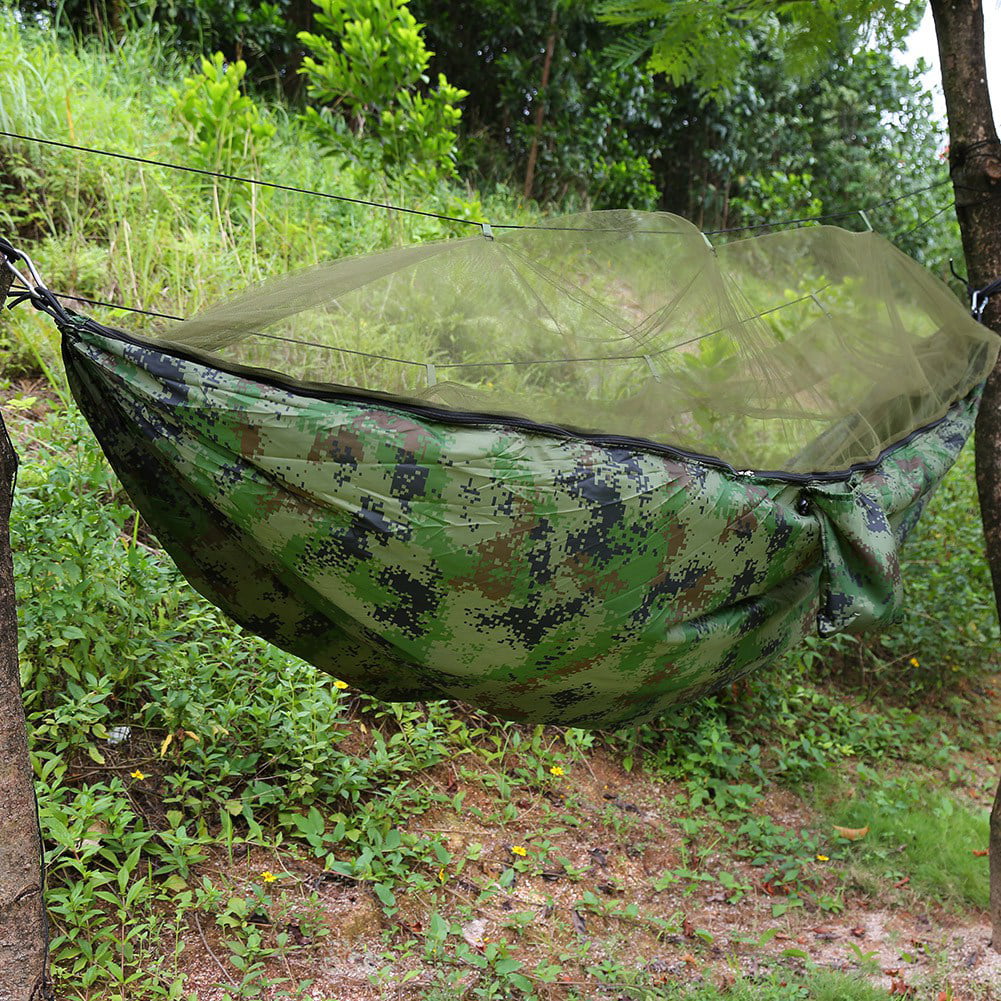 CAMOUFLAGE MILITARY GARDEN HAMMOCK  Multi-Color and Polyester 
