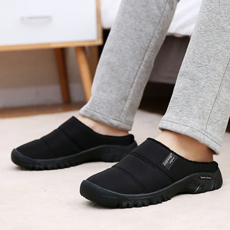 

Couple Large Size Casual Home Plus Velvet Warm Shoes Comfortable Cotton Slippers