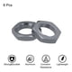 thumbnail image 3 of 17 mm Tuerca de Rueda RC de Aluminio Rosca M12X1.0 mm Tuerca Hexagonal para Ruedas de RC de 1/8 para Camiones Todoterreno Piezas Mejoradas 8Pcs Color Titanio, 3 of 6