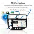 thumbnail image 3 of Car Stereo Radio for Honda Civic 2000-2005, 9"" Touchscreen Android 13 Support Carplay Android Auto Navigation Bluetooth Steering Wheel Control 2+32G,Black, 3 of 13
