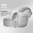 thumbnail image 2 of Wiher Baby Ear Muffs for Noise Protection (3–48 Months), 25dB Noise Cancelling Headphones for Travel, Airplanes, Concerts – CE & CPC Certified Hearing Protection & Improves Sleep,Gray, 2 of 8