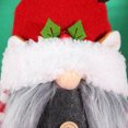 thumbnail image 3 of Decoración de Navidad Decoración de mesa enana Juguete de Rudolph enano hecho a mano para fiesta, 3 of 5
