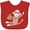 Red, variant on Inktastic Sock Monkey Gingerbread Boys or Girls Baby Bib