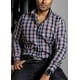 thumbnail image 5 of Camisa Hombre Casual Cuadros Negros, Blancos, Rojos Platino, 5 of 6