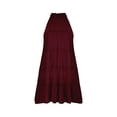 thumbnail image 5 of IROINNID Sundress For Women Sleeveless Round Neckline Casual Leisure Large Frenulum Dresses Strapless Dress, 5 of 5