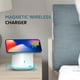 thumbnail image 4 of Altavoz Bluetooth portátil con cargador inalámbrico magnético y soporte MagSafe (blanco) – Compatible con iPhone 15, 14, 13 y 12 (Mini, Plus, Pro y Pro Max), 4 of 9