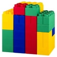 thumbnail image 3 of Kid's Adventure Jumbo Blocks Playset with Wheels 2204 Building Set (40 Pieces), 3 of 6