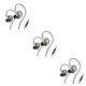 thumbnail image 2 of Seitruly Auriculares con cable Auriculares dinámicos de 3,5 mm Auriculares para correr Teléfono inteligente Auriculares manos libres Oficina Conducción Type1 NO1, 2 of 6