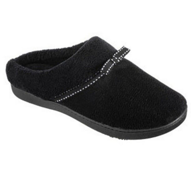 Isotoner Signature Women?s Micro Terry Milly Hoodback Slipper Choose Sz