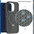 thumbnail image 4 of Case For IPhone 16 Pro Max/16 Pro/16 Plus/16, Dropproof Wireless Charging Case Slim Heat Dissipating Cover Magnetic Stand Shell, 4 of 9