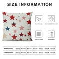 thumbnail image 5 of Pillow Covers Red Decor Throw Pillow Cover Independence Day Decorative Cushion Cases for Home Sofa Couch Chair Living Room, 5 of 5