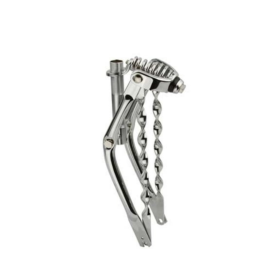 Alta Straight Classic 16" Spring Fork 1" With Flat Twisted Bars Steel Bicycle Chrome .