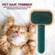 thumbnail image 2 of Mascota perro gato cepillo aguja peine pelo derramamiento aseo removedor de pelo (verde) Likrtyny Para estrenar, 2 of 6