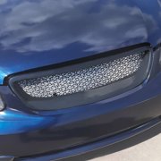 Kojem Front Bumper Upper Center Hood Grill ABS Black Badgeless Mesh Grille Upgrade for Toyota Corolla 2003 2004