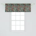 thumbnail image 2 of Ambesonne Abstract Window Valance, Assorted Curvy Thick Lines, 54" X 18", Multicolor, 2 of 3