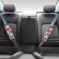 thumbnail image 2 of Chririnla Floral and Leaf Design Seat Belt Shoulder Pad Soft Car Seat Belt Pads Thick Polyester Compatible with SUV Auto, 2 of 8