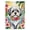 Lhasa Apso 6470, variant on Newfoundland Luau House Flag
