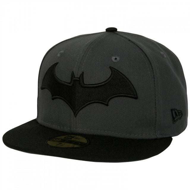 Batman Hush Logo Gris Coloris New Era 59Fifty Casquette Ajustée-7 3/4 Ajustée