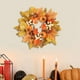 thumbnail image 2 of Anillos de vela de otoño, coronas, anillos de vela de otoño, centros de mesa, anillos de vela de hoja de arce de calabaza artificial para fiesta en, 2 of 8