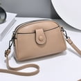 thumbnail image 5 of Womens Small Crossbody Bag Shoulder Hand Bags Leather Crossbody Purse for Women Lightweight Adjustable Strap Khaki, 5 of 7