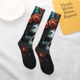 thumbnail image 5 of Salouo Butterfly Flower Skull Print Women's Men's Ankle Socks 1-pack Casual Athletic Socks for Unisex Adult Moisture-Wicking Socks for Daily Wear/Running/Sport, 5 of 8