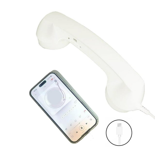 SharkTRUE High-Fidelity Universal Phone Handset: Noise-Free, Zero-Delay, Ergonomic Design