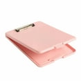 thumbnail image 1 of WHEANG Home Decor Multifunctional File Folder with Clipboard File Organiser Box Writing Pad for Student Teacher School One Size Pink, 1 of 9