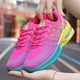 thumbnail image 3 of 2022 New Air Cushion Design Colorblock Running Shoes, zapatillas con cordones para mujer, 3 of 4
