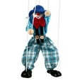 thumbnail image 1 of Marioneta de hilo marioneta de hilo muñeca de madera marioneta hecha a mano pura muñeca humana marioneta de hilo teatral juguete marioneta de hilo azul el payaso mide ANGGREK  Otros, 1 of 8