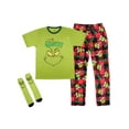 thumbnail image 7 of Dr. Seuss The Grinch Men's Pajama Pants Shirt and Socks 3 Piece Pajama Set, 7 of 7