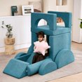 thumbnail image 3 of Couch 14PCS Luxury, Floor Sofa Modular Furniture for Adults,Kids, Modular Foam Play Couch Sectional Sofa My Lux Decor Round, 3 of 12