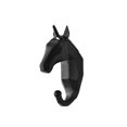 thumbnail image 1 of Wweixi Animal Shape Hanger Solid Color Cute Cartoon Decorative Punch-free Self-adhesive Key Coat Jacket Door Back Hook Rack Black Type 3, 1 of 6