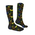 thumbnail image 3 of Picia Women Crew Soft Moisture-wicking Socks Game Play Pattern Design Cotton Socks, One Size fit All, 3 of 9