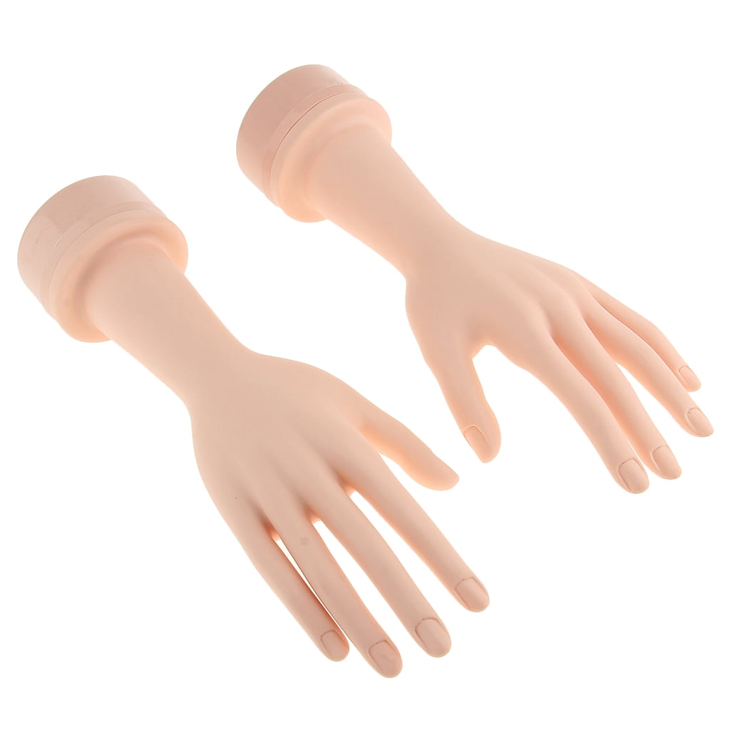 Pair Female Hand Mannequin for Jewelry Bracelet Ring Gloves Display 