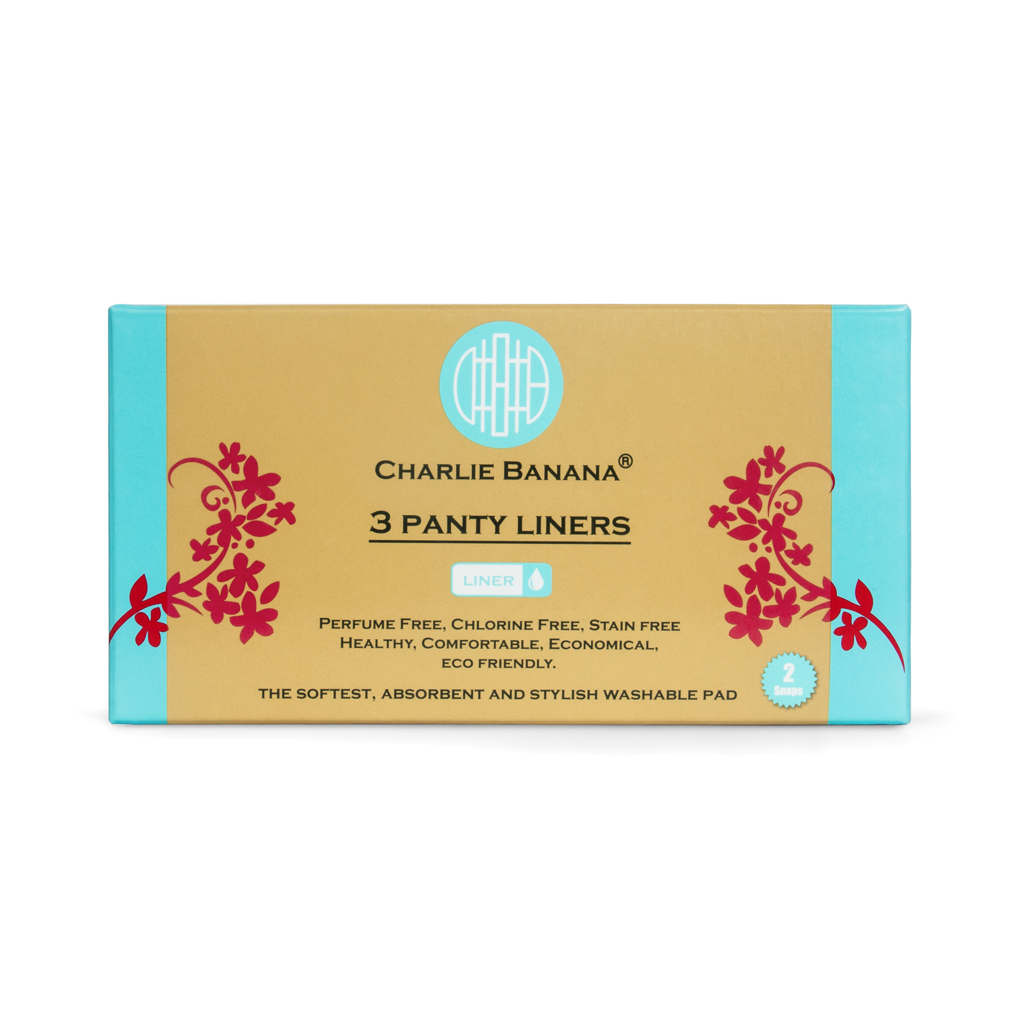 Charlie Banana 3 Reusable Feminine Pads Liner Lavender