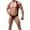 Black, variant on Men's Color Block One-Piece Bodysuit Jockstrap Wrestling Singlet Leotard Cut Out Bikinis Underwear