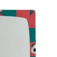 thumbnail image 3 of Ambesonne Emoji Fitted Sheet, Tough Panda Retro Radio Tape, Full Size, Coral and Teal, 3 of 3